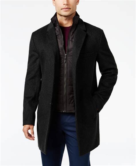 michael kors men's overcoat|michael kors men's parka.